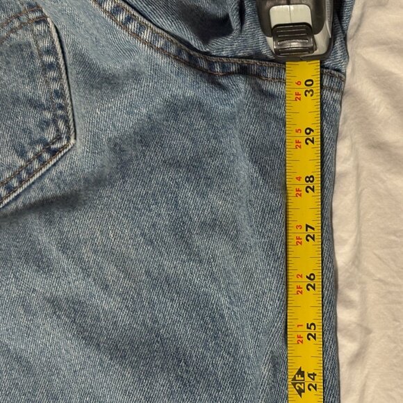 VTG 90s Levis 560 Mens Loose Fit Tapered Leg Denim Jeans Light Wash 30 X 30 - Picture 13 of 14